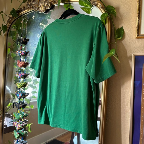 Reebok Emerald Green Play Dry Embroidered Logo T-Shirt Men’s Size Large - Picture 3 of 3